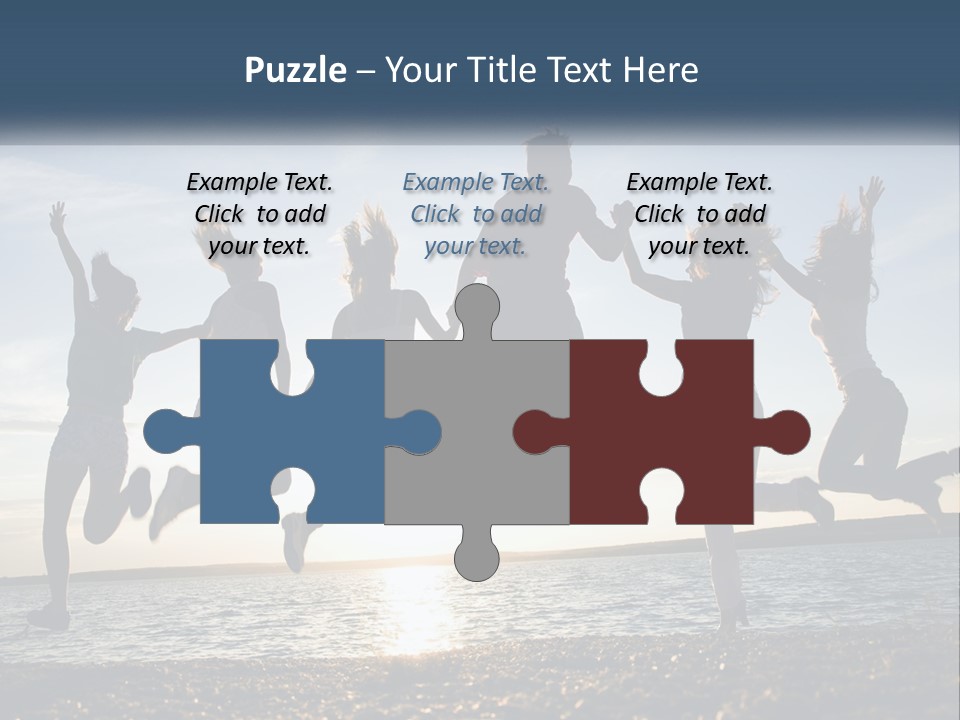 Beach Holiday Vacation PowerPoint Template