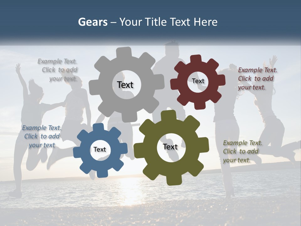 Beach Holiday Vacation PowerPoint Template