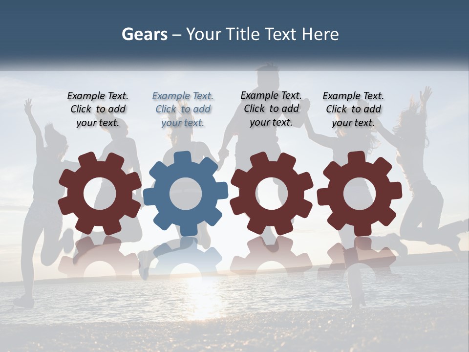 Beach Holiday Vacation PowerPoint Template