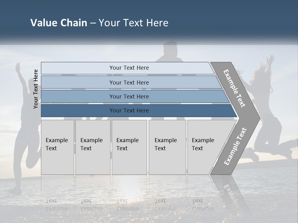 Beach Holiday Vacation PowerPoint Template