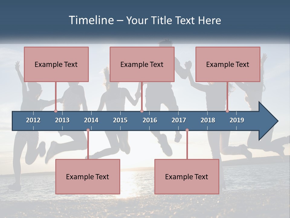 Beach Holiday Vacation PowerPoint Template