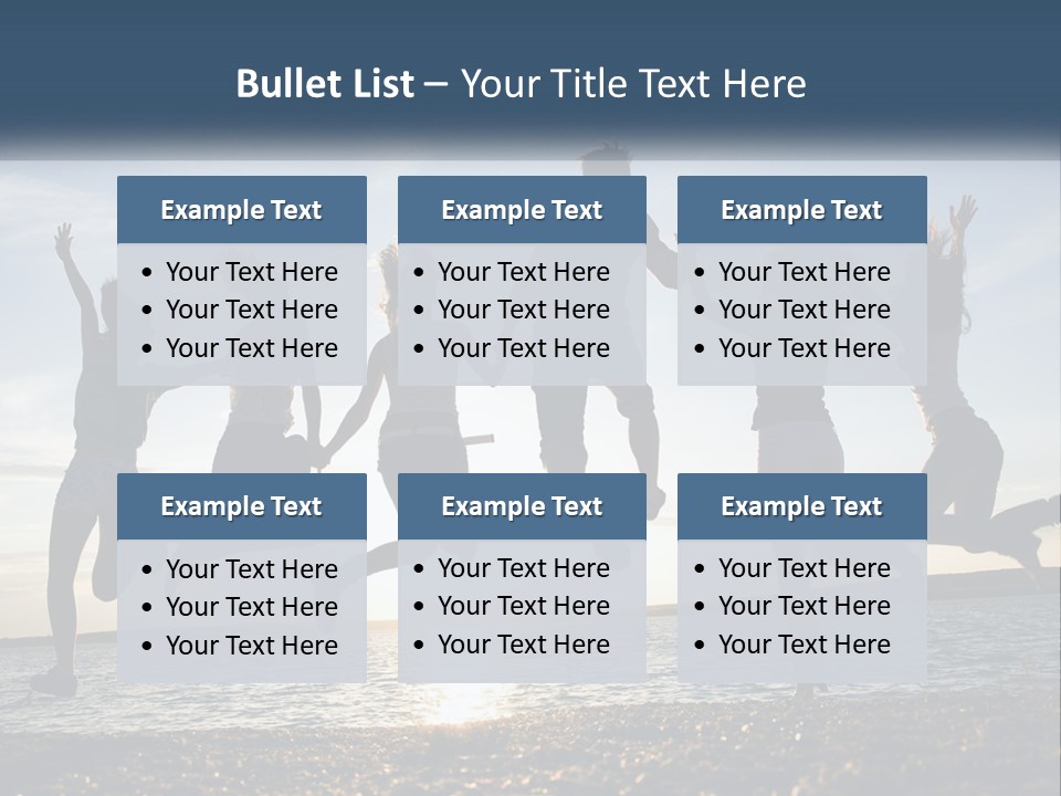 Beach Holiday Vacation PowerPoint Template