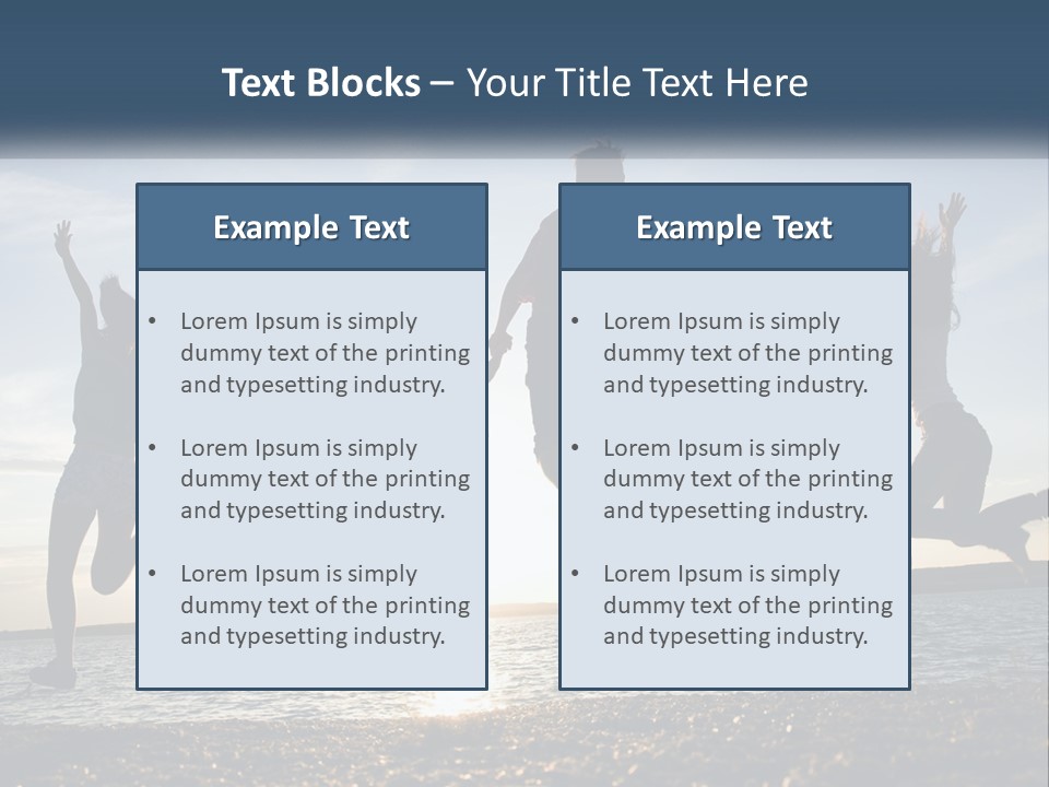 Beach Holiday Vacation PowerPoint Template