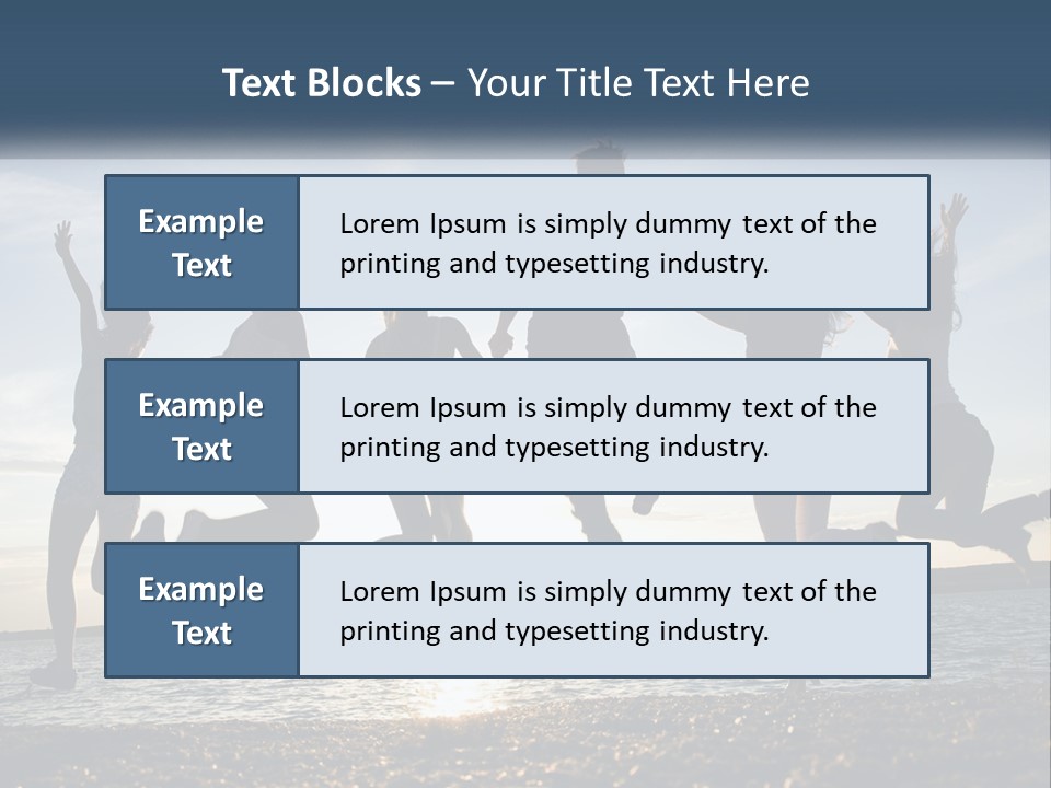 Beach Holiday Vacation PowerPoint Template