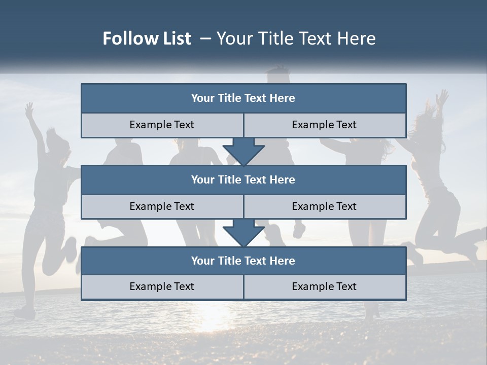 Beach Holiday Vacation PowerPoint Template