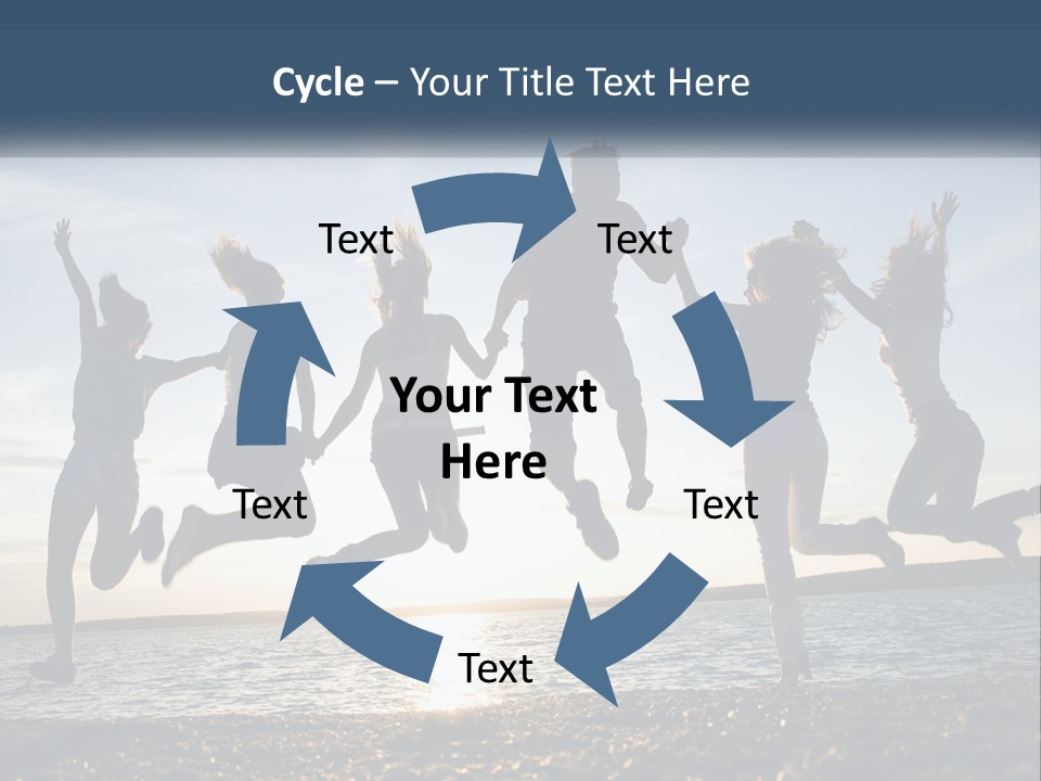 Beach Holiday Vacation PowerPoint Template