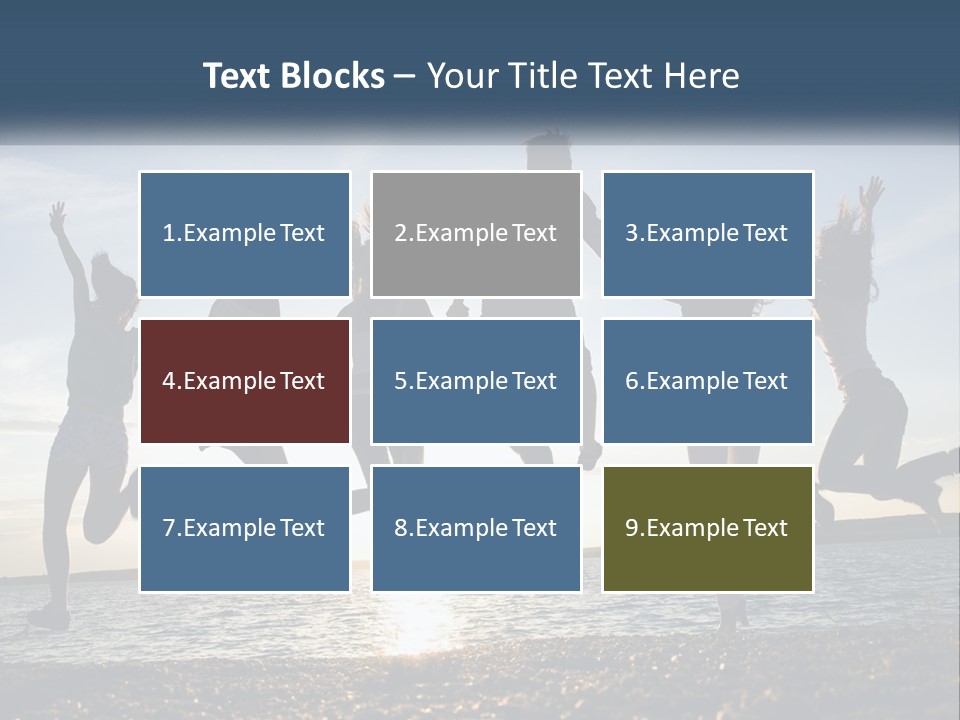 Beach Holiday Vacation PowerPoint Template