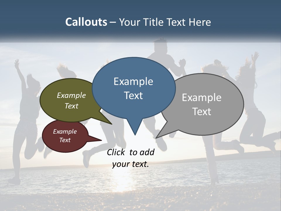 Beach Holiday Vacation PowerPoint Template