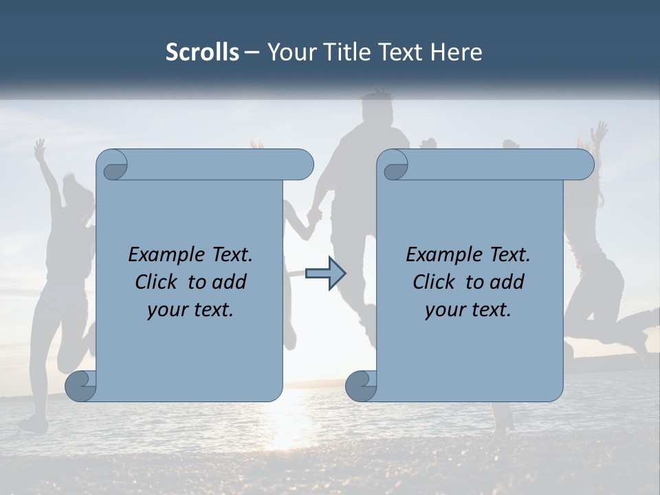 Beach Holiday Vacation PowerPoint Template