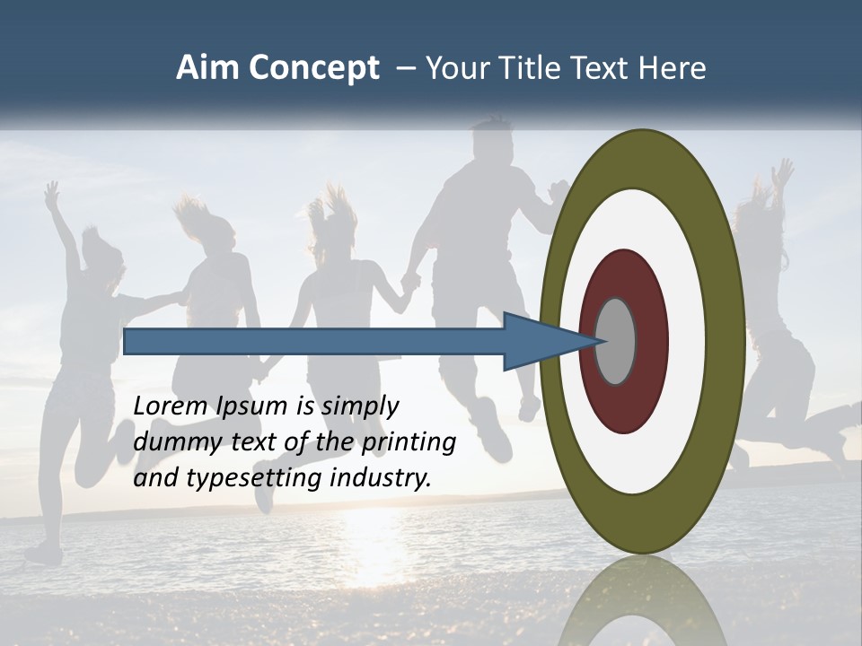 Beach Holiday Vacation PowerPoint Template