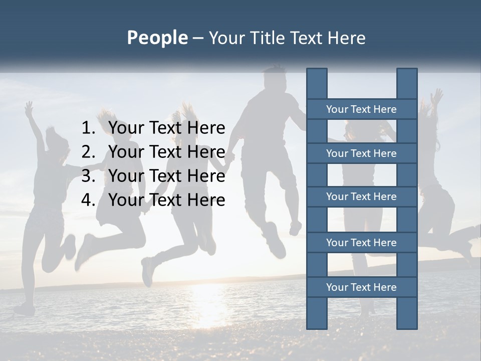 Beach Holiday Vacation PowerPoint Template