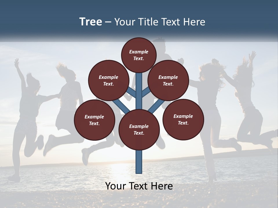 Beach Holiday Vacation PowerPoint Template