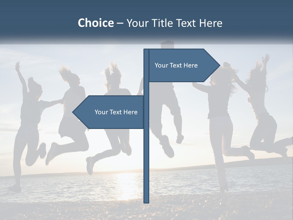 Beach Holiday Vacation PowerPoint Template