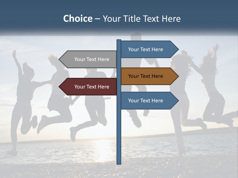 Beach Holiday Vacation PowerPoint Template