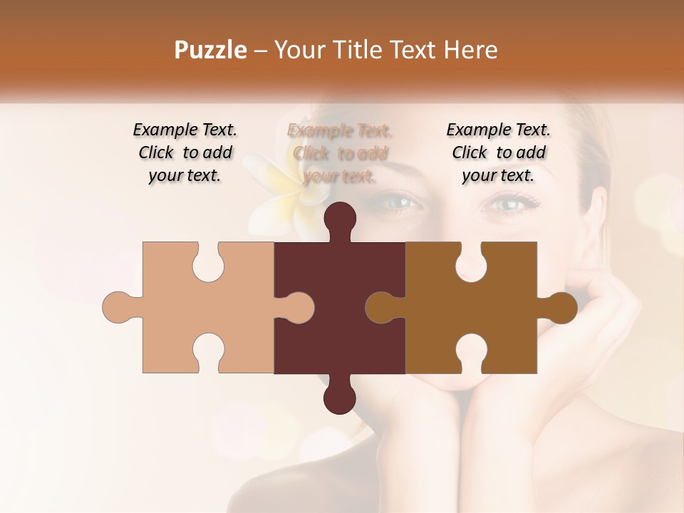 Emotions Young Girl PowerPoint Template