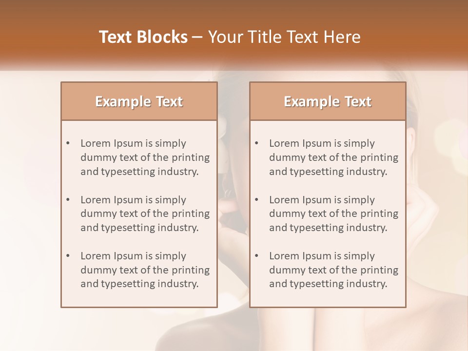 Emotions Young Girl PowerPoint Template