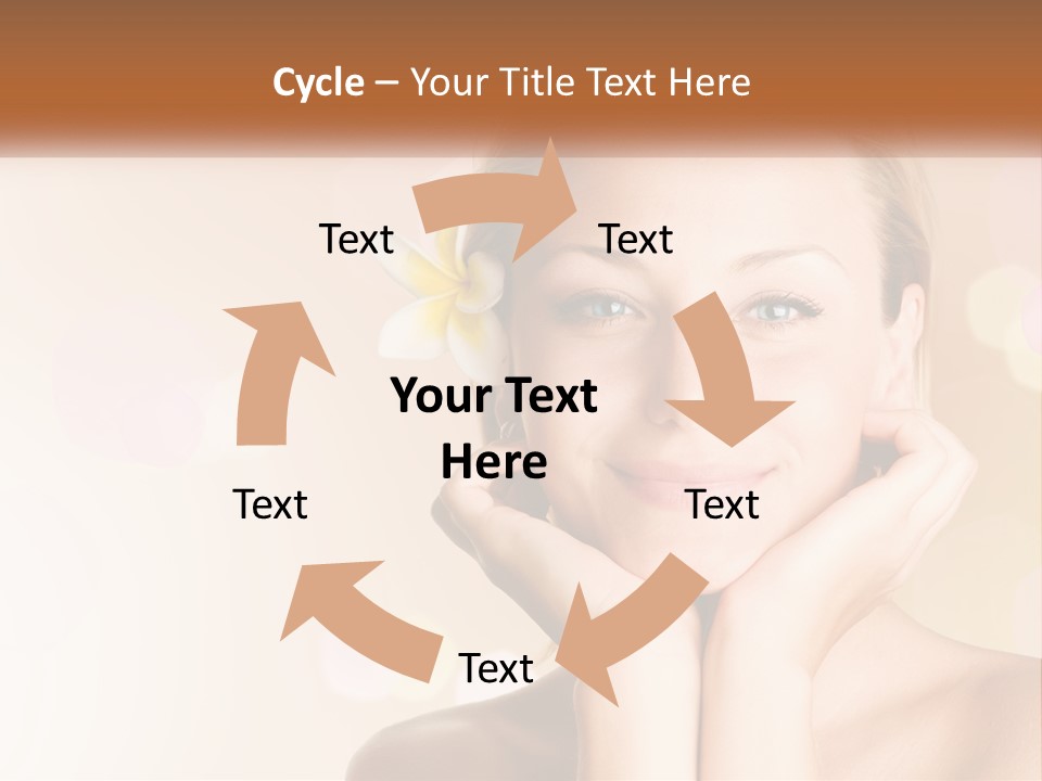 Emotions Young Girl PowerPoint Template