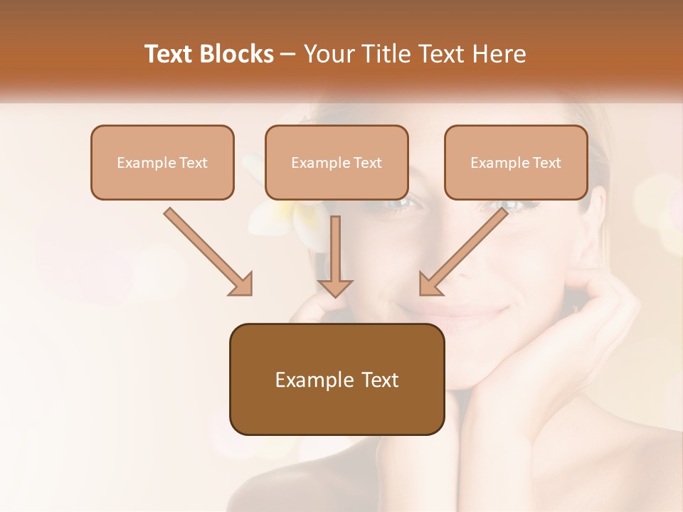 Emotions Young Girl PowerPoint Template