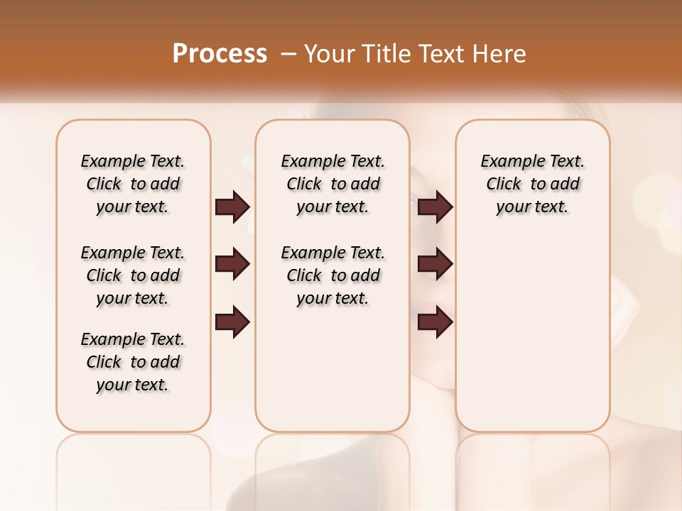 Emotions Young Girl PowerPoint Template