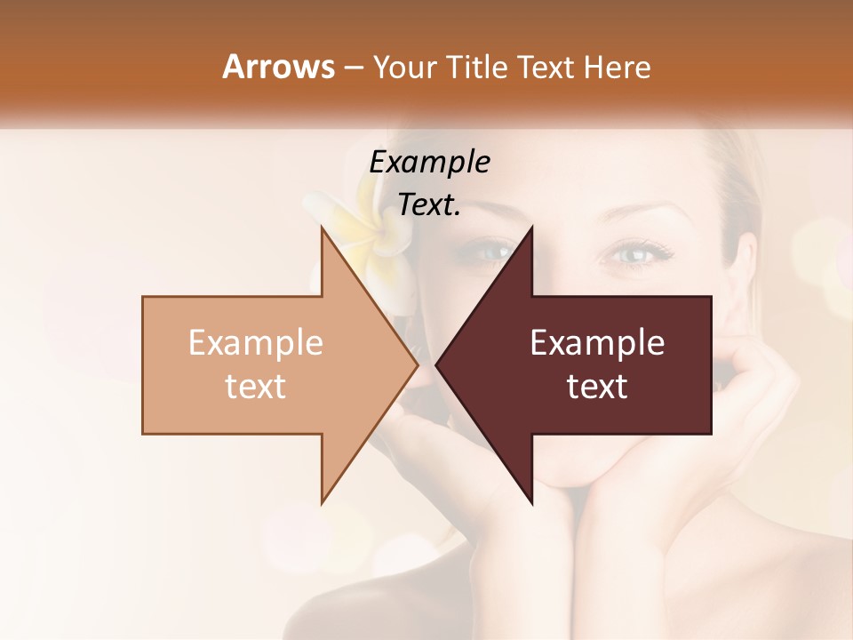 Emotions Young Girl PowerPoint Template