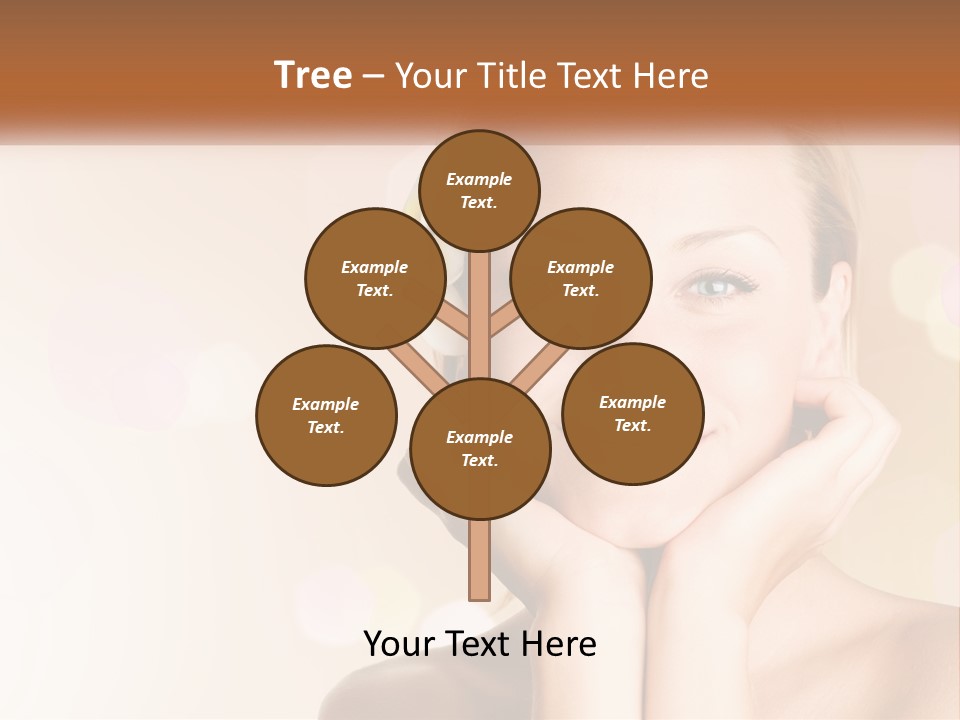 Emotions Young Girl PowerPoint Template