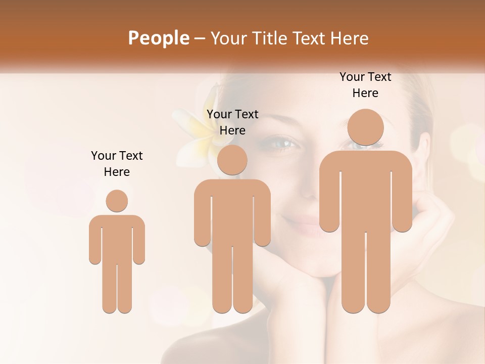 Emotions Young Girl PowerPoint Template