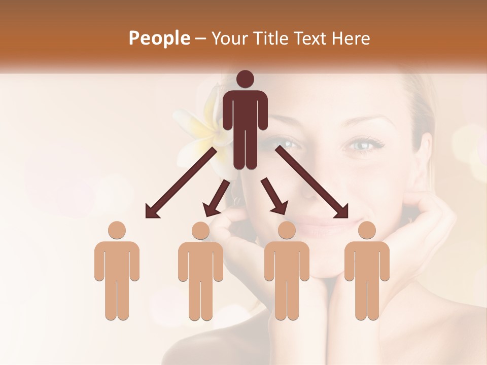 Emotions Young Girl PowerPoint Template