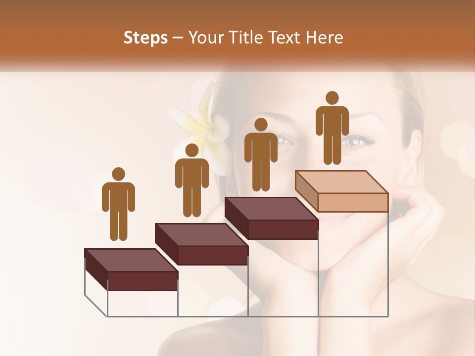 Emotions Young Girl PowerPoint Template