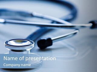 Emergency Stethoscope Exam PowerPoint Template