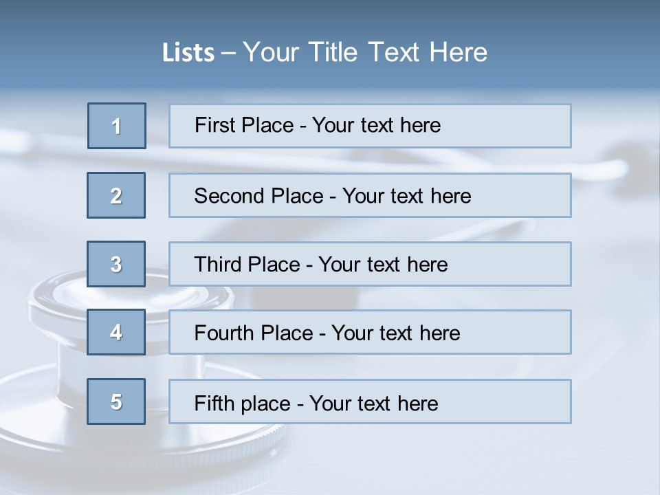 Emergency Stethoscope Exam PowerPoint Template