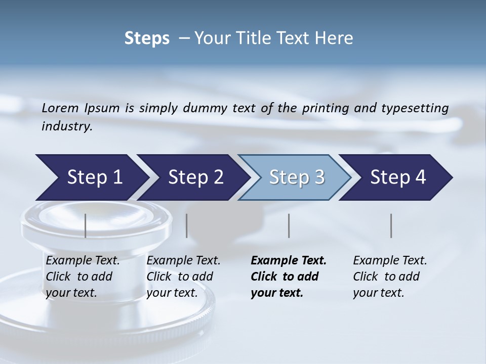 Emergency Stethoscope Exam PowerPoint Template
