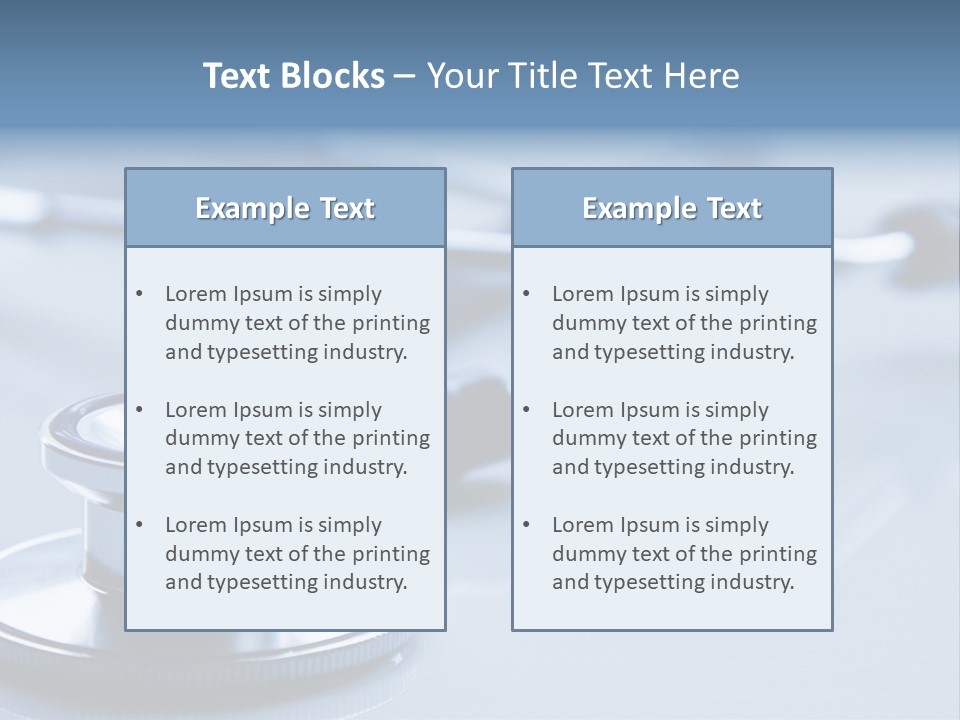 Emergency Stethoscope Exam PowerPoint Template