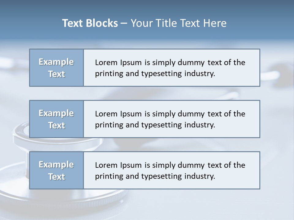 Emergency Stethoscope Exam PowerPoint Template