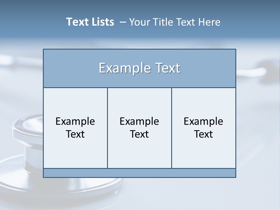 Emergency Stethoscope Exam PowerPoint Template
