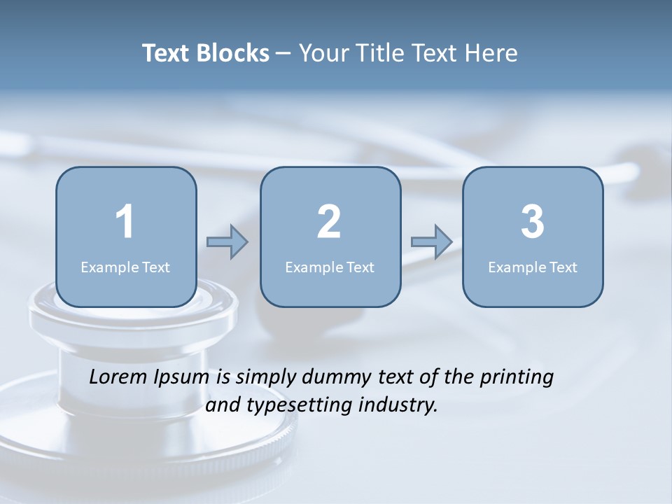 Emergency Stethoscope Exam PowerPoint Template