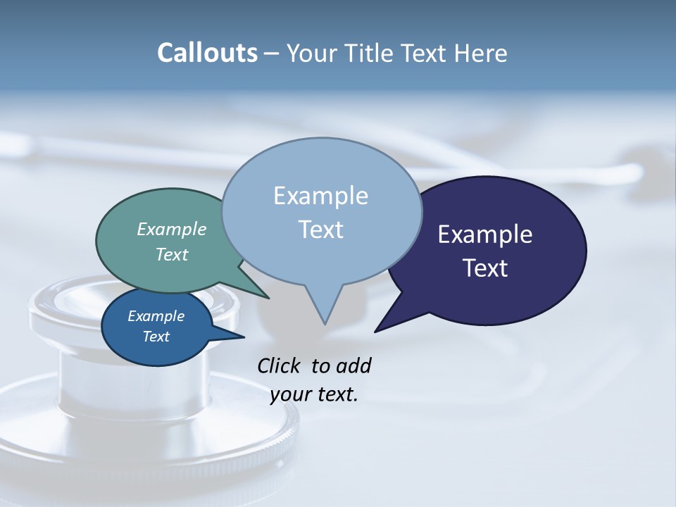 Emergency Stethoscope Exam PowerPoint Template