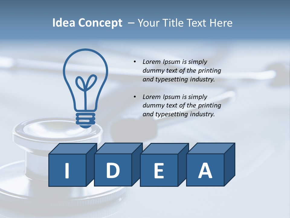 Emergency Stethoscope Exam PowerPoint Template