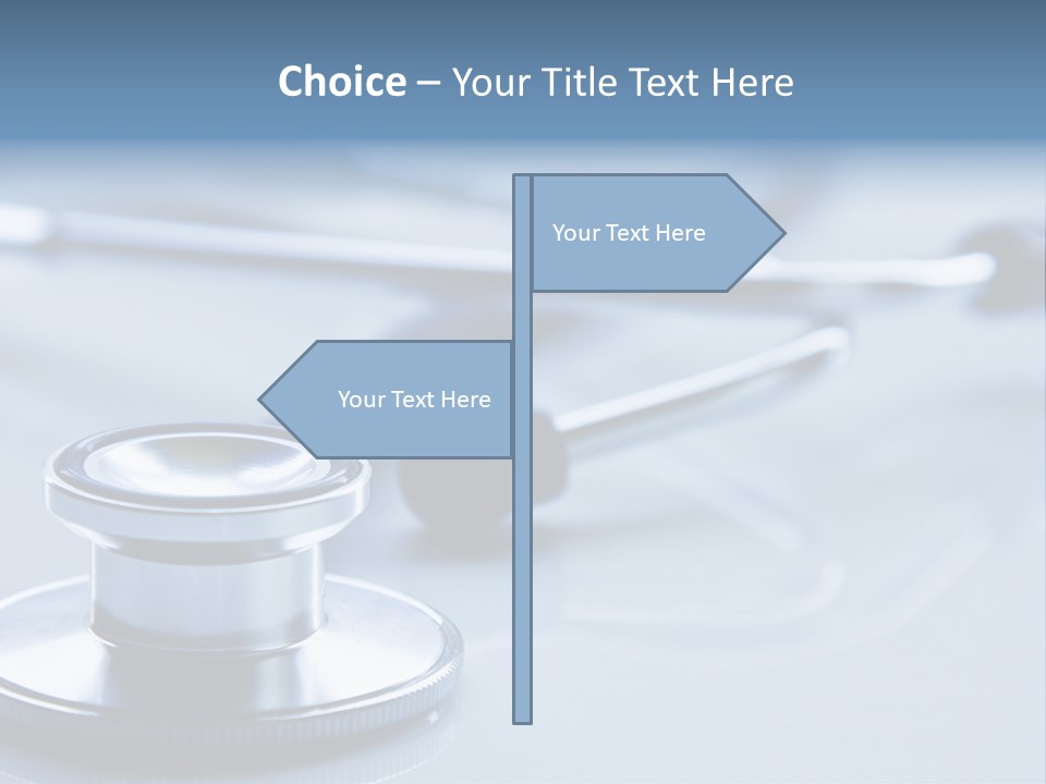 Emergency Stethoscope Exam PowerPoint Template