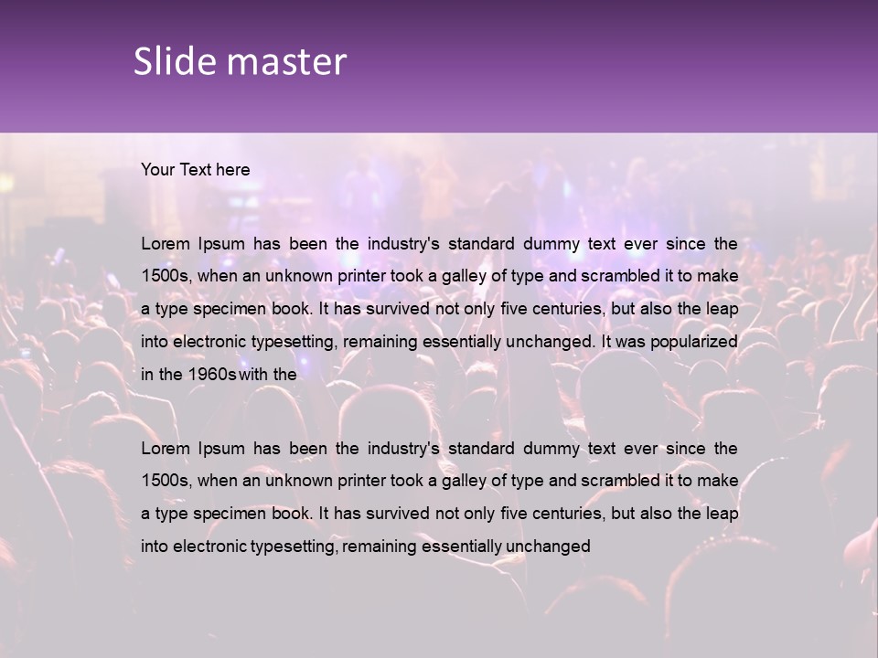 Youthful Full Multitude PowerPoint Template