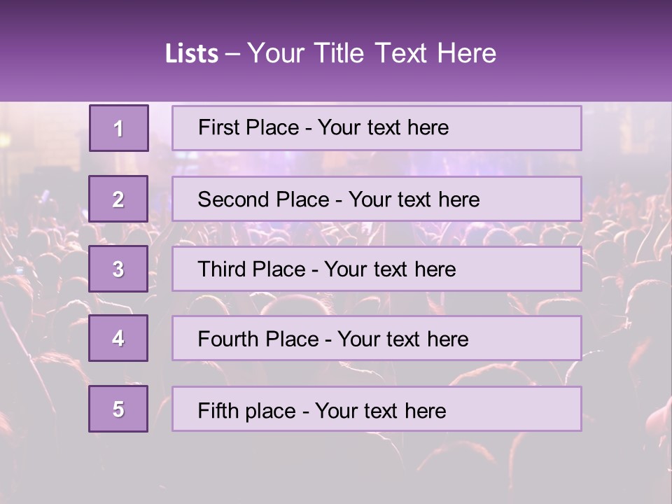 Youthful Full Multitude PowerPoint Template
