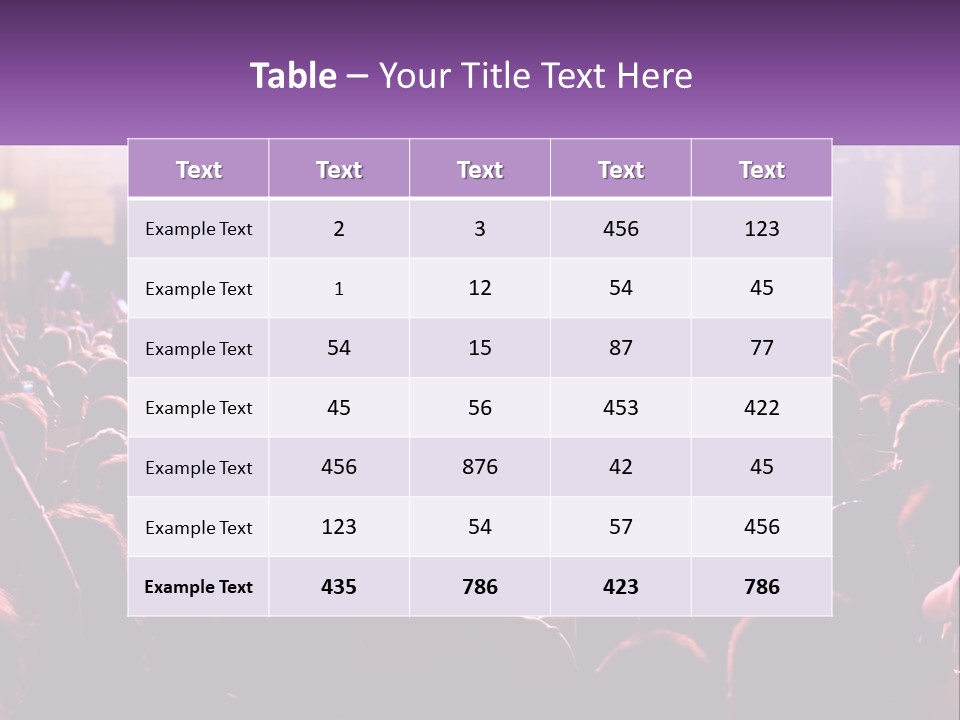 Youthful Full Multitude PowerPoint Template