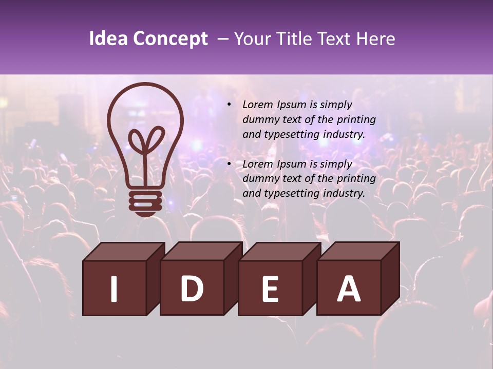 Youthful Full Multitude PowerPoint Template