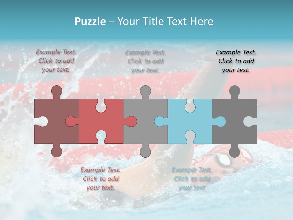 Professional Spain Pool PowerPoint Template