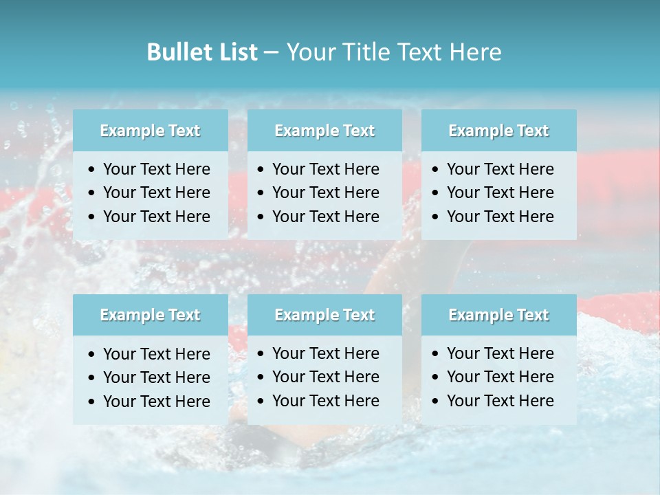 Professional Spain Pool PowerPoint Template
