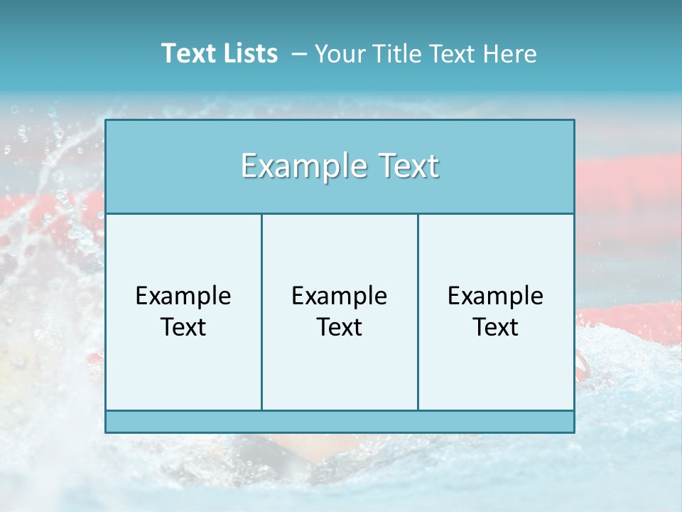 Professional Spain Pool PowerPoint Template