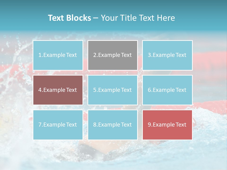 Professional Spain Pool PowerPoint Template