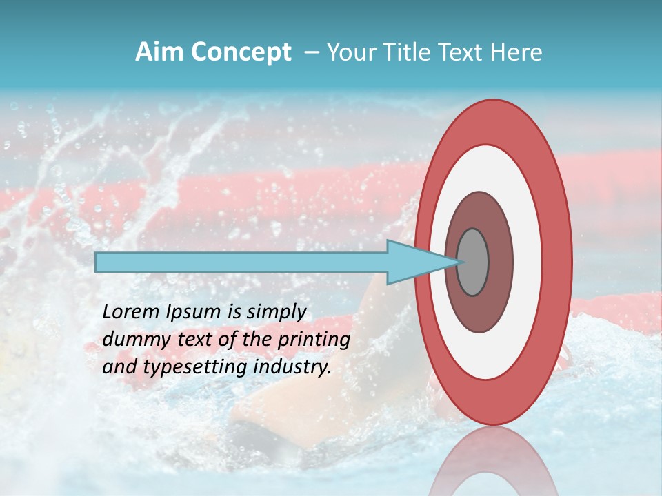 Professional Spain Pool PowerPoint Template