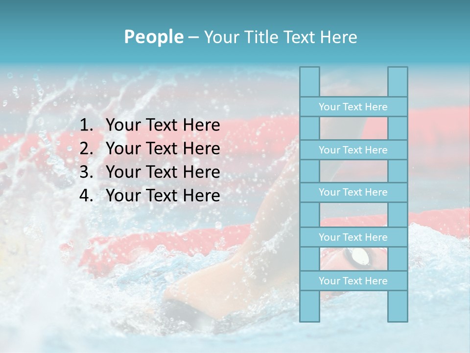 Professional Spain Pool PowerPoint Template
