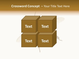 A Bee On A White Background Powerpoint Template PowerPoint Template