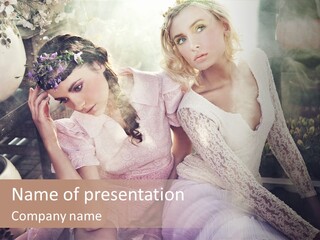 Sensual Glamour Fresh PowerPoint Template